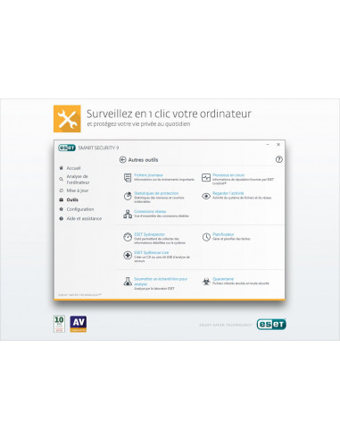 ESET Internet Security renouvellement version boite